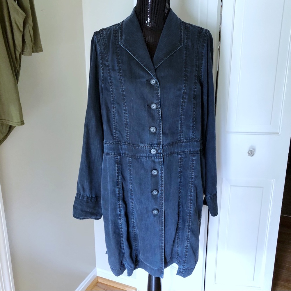 Coldwater Creek denim dress size 16 dark